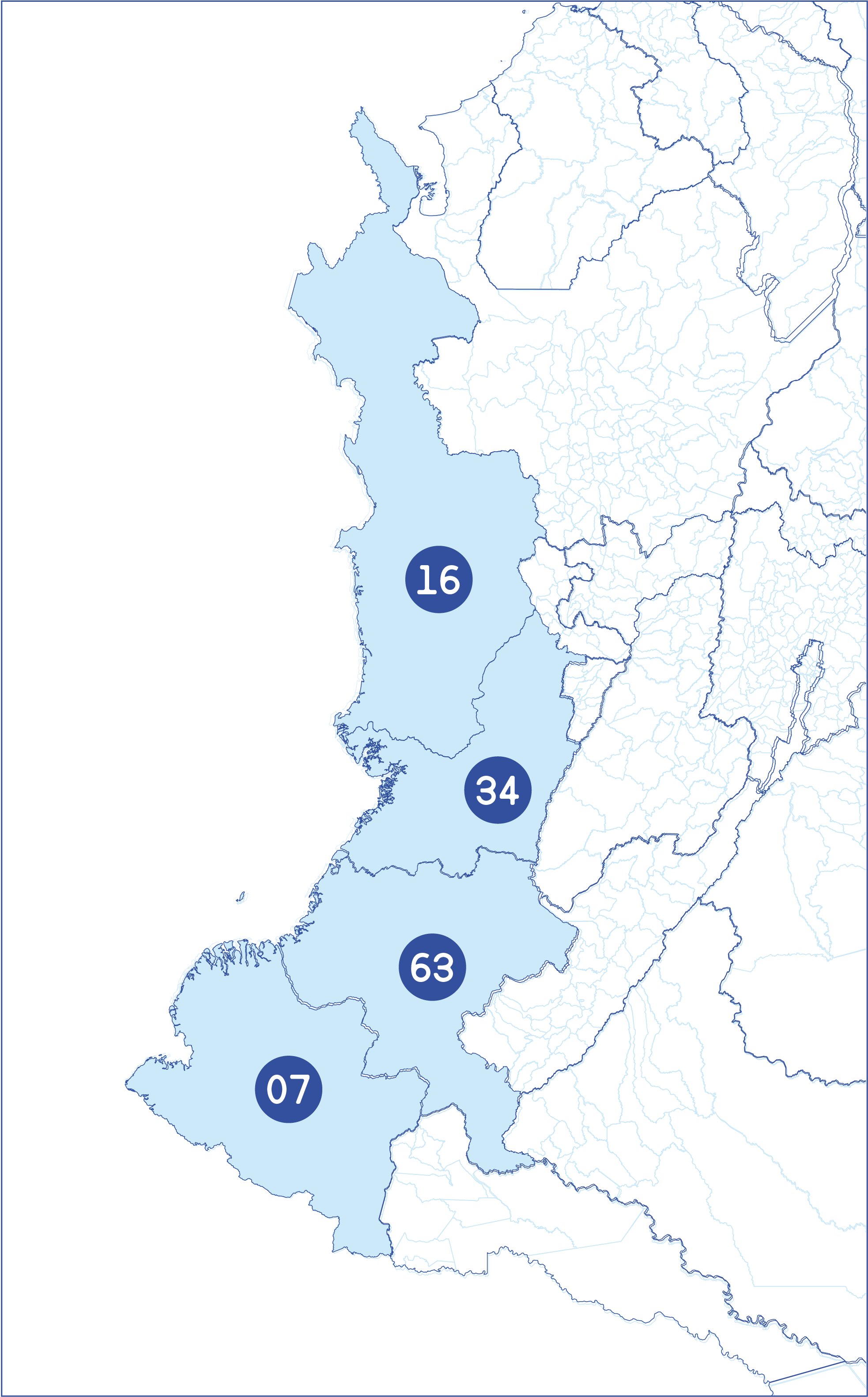 Mapa Región PACÍFICA